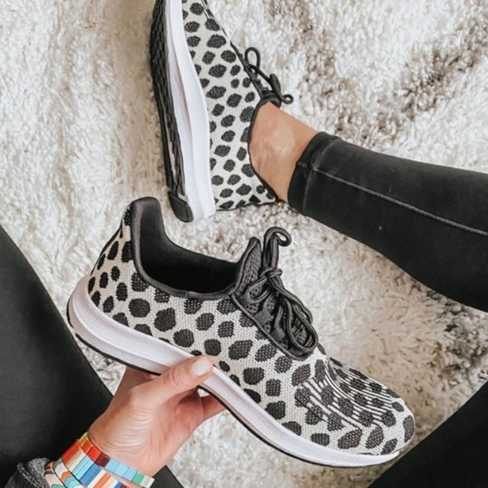 Blogger Fave Athletic Works Leopard Spot Sneakers